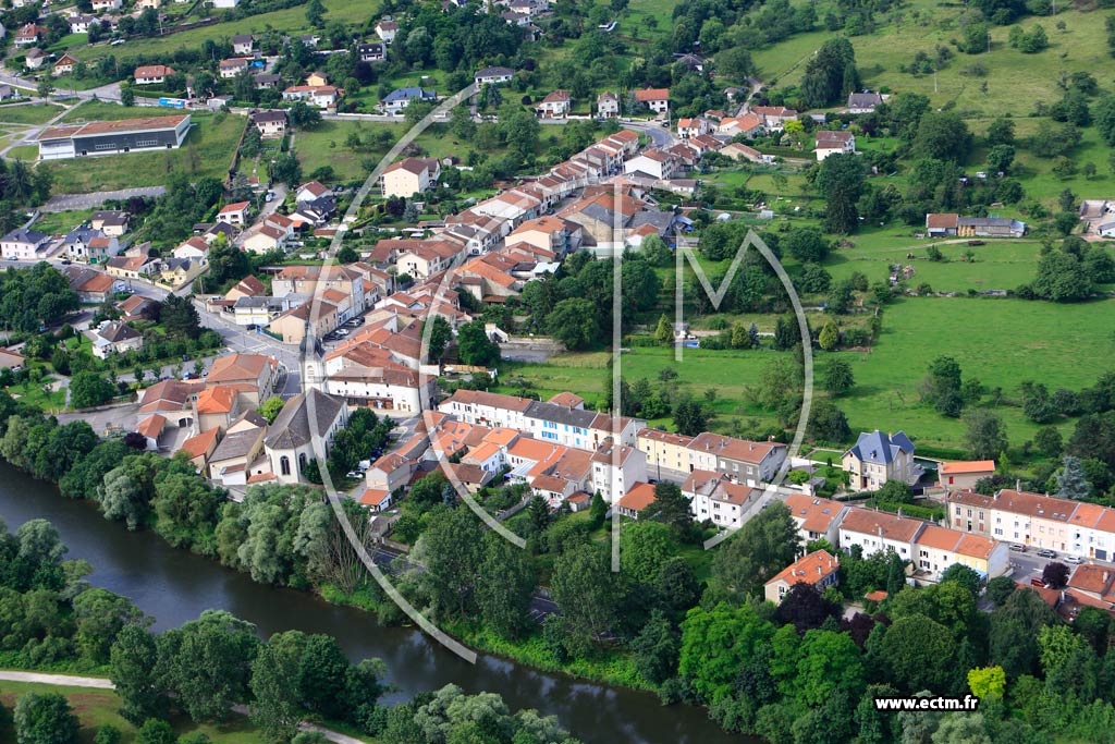 Photo arienne de Flavigny-sur-Moselle