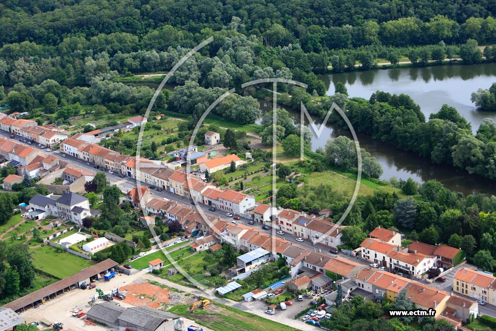 Photo arienne de Flavigny-sur-Moselle