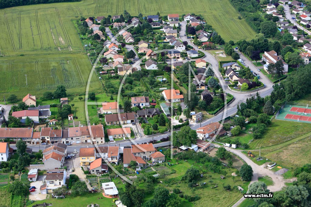 Photo arienne de Flavigny-sur-Moselle