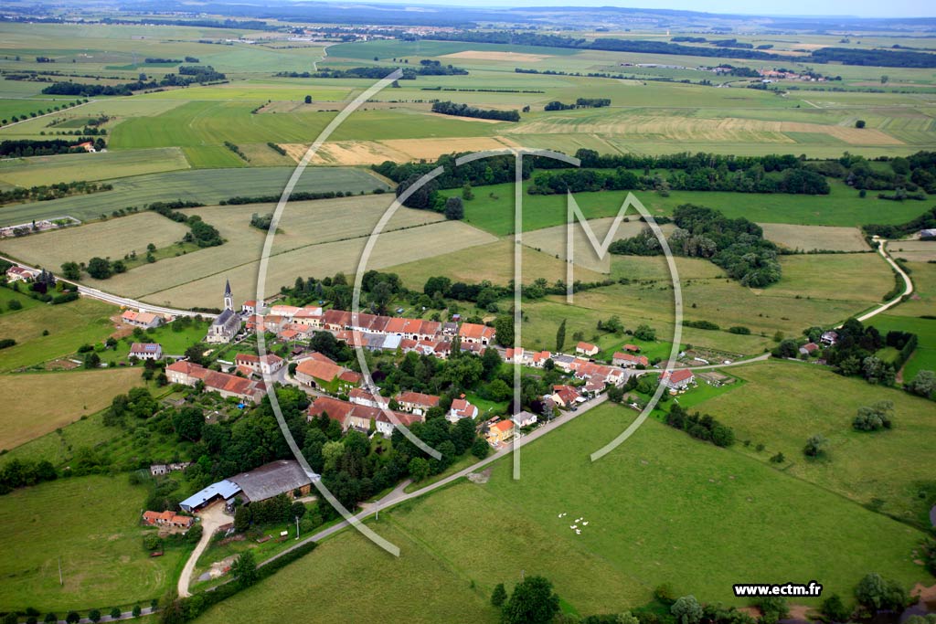 Photo arienne de Gerbcourt-et-Haplemont (Gerbcourt)