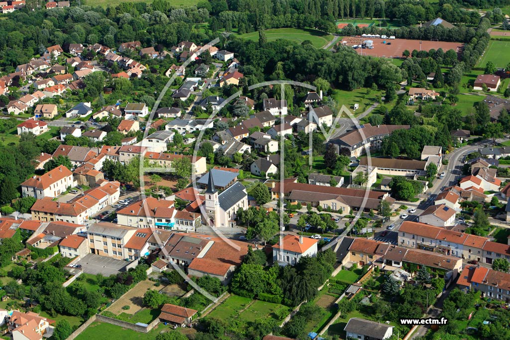Photo arienne de Heillecourt