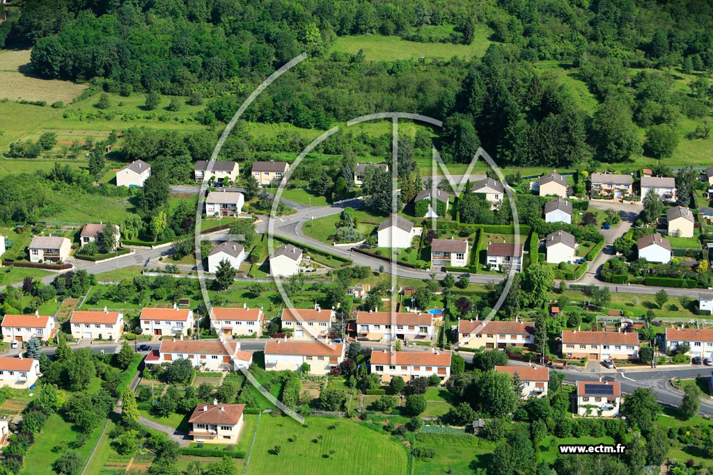 Photo arienne de Lay-Saint-Christophe