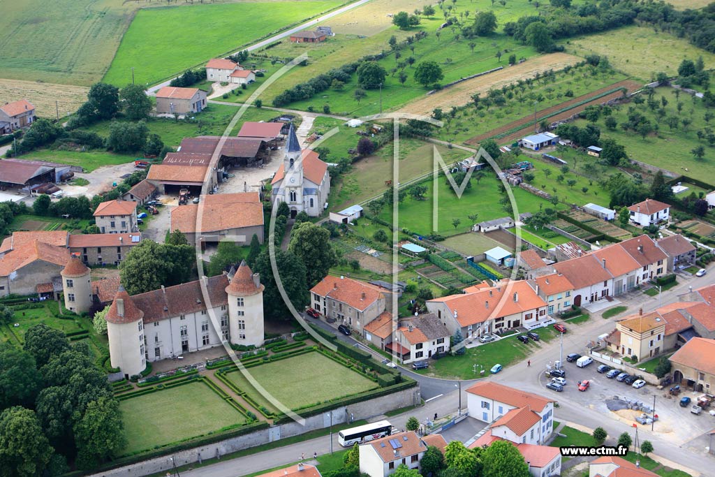 Photo arienne de Mailly-sur-Seille