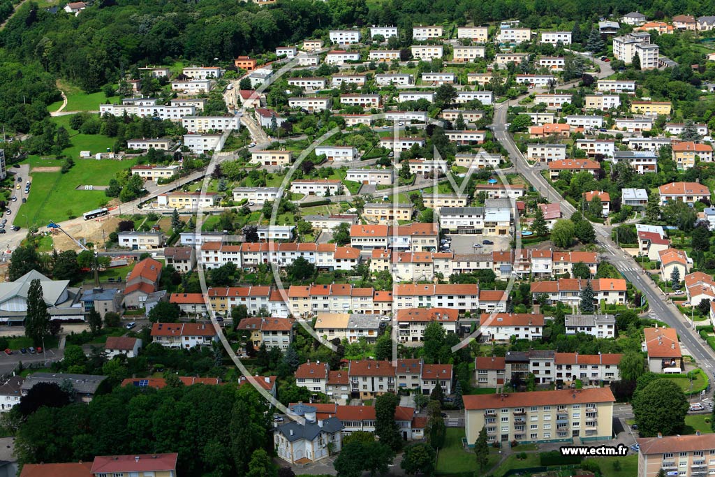 Photo arienne de Malzville