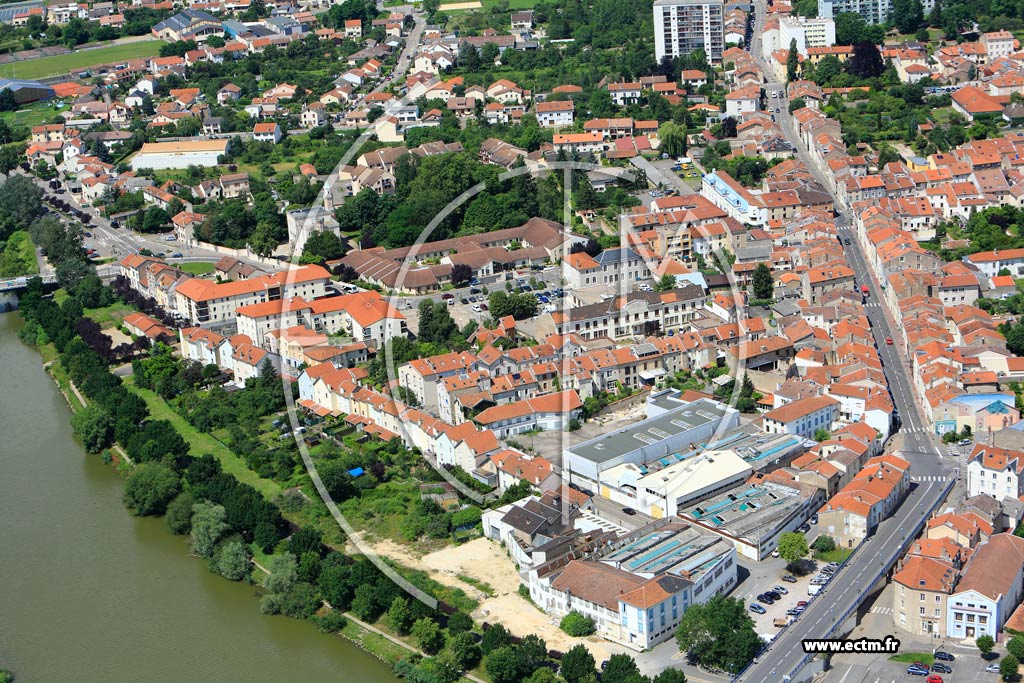 Photo arienne de Malzville