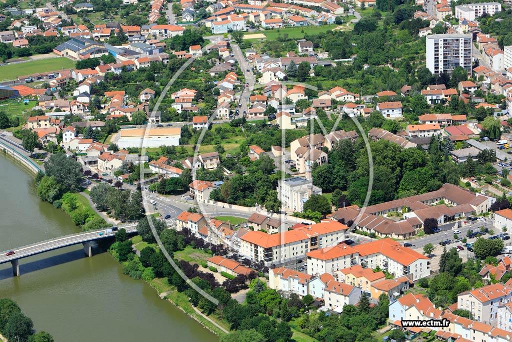 Photo arienne de Malzville