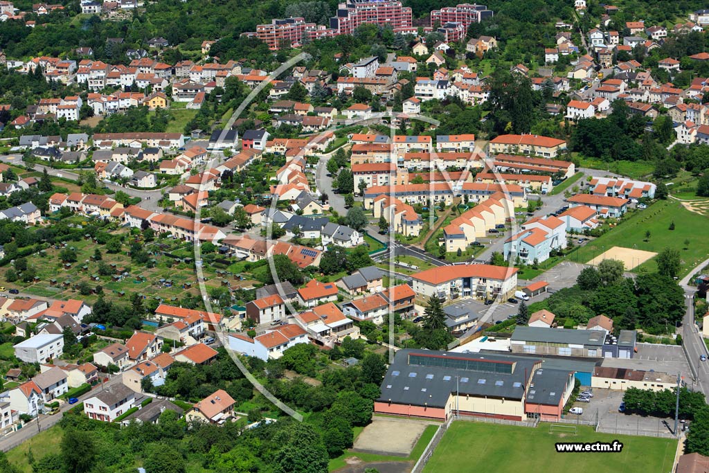 Photo arienne de Malzville