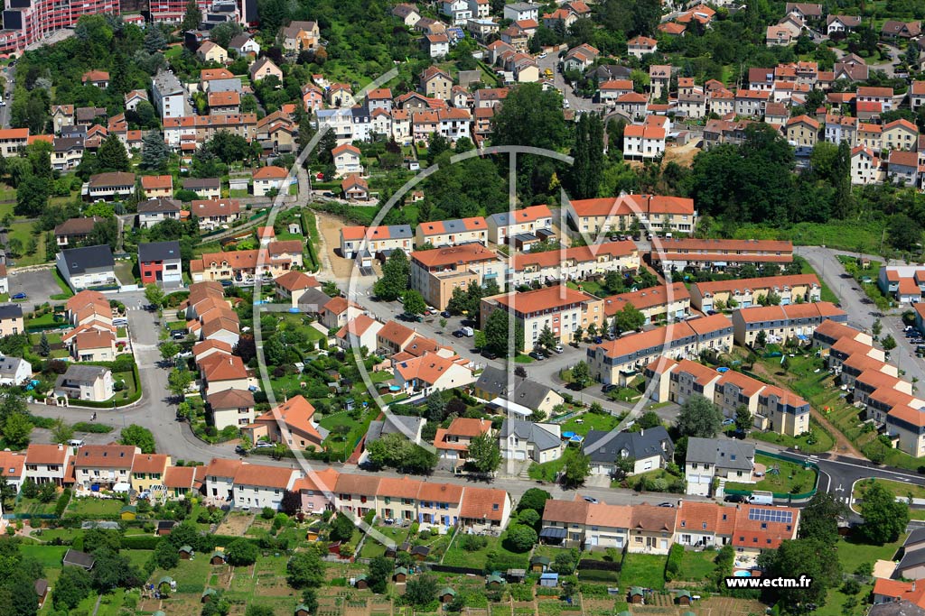 Photo arienne de Malzville