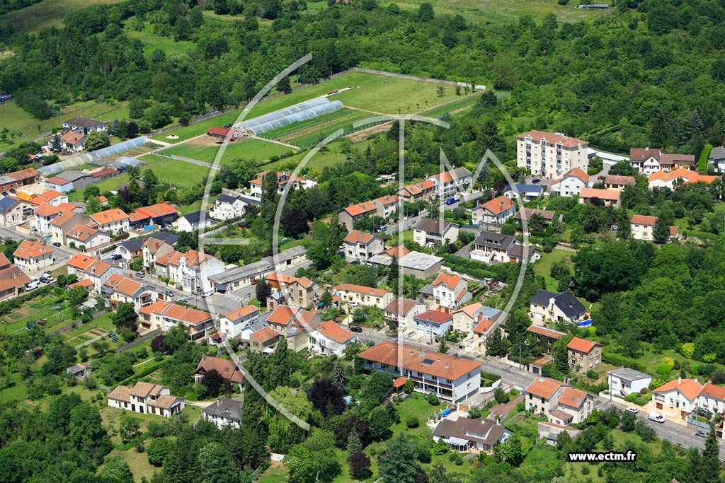 Photo arienne de Malzville