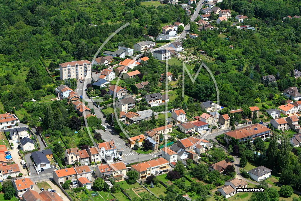 Photo arienne de Malzville