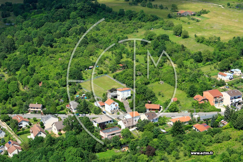 Photo arienne de Malzville