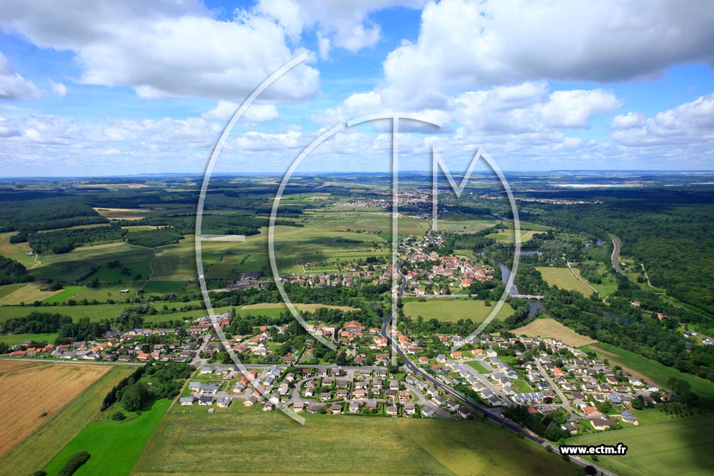 Photo arienne de Mont-sur-Meurthe