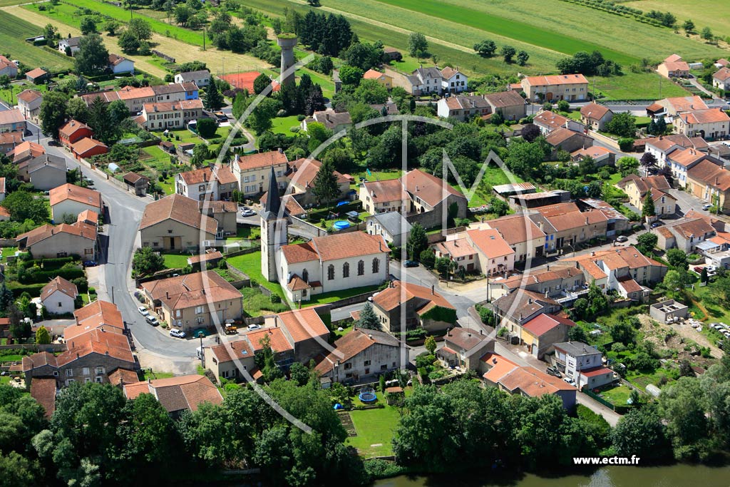 Photo arienne de Mont-sur-Meurthe