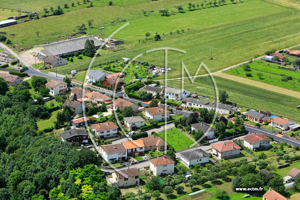 Photo arienne de Mont-sur-Meurthe
