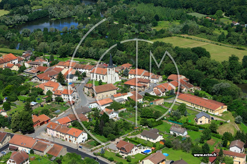 Photo arienne de Mont-sur-Meurthe