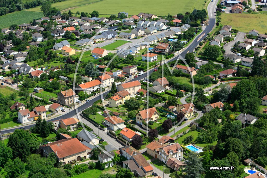 Photo arienne de Mont-sur-Meurthe