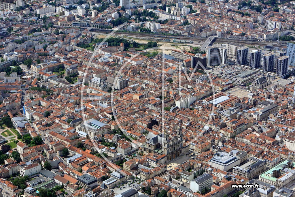 Photo arienne de Nancy (Charles III-Centre ville)