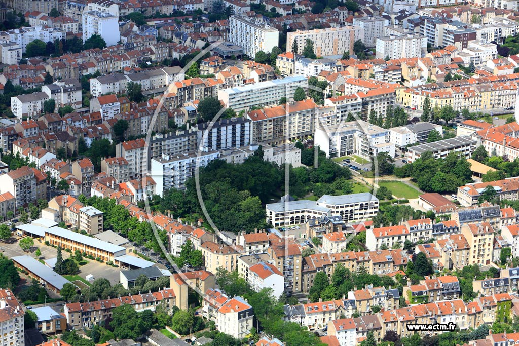 Photo arienne de Nancy (Mon Dsert-Jeanne d'Arc-Saurupt-Clmenceau)