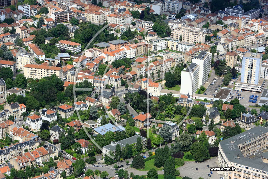 Photo arienne de Nancy (Mon Dsert-Jeanne d'Arc-Saurupt-Clmenceau)
