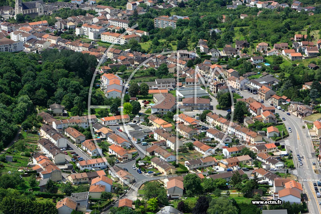 Photo arienne de Neuves-Maisons (La Justice)