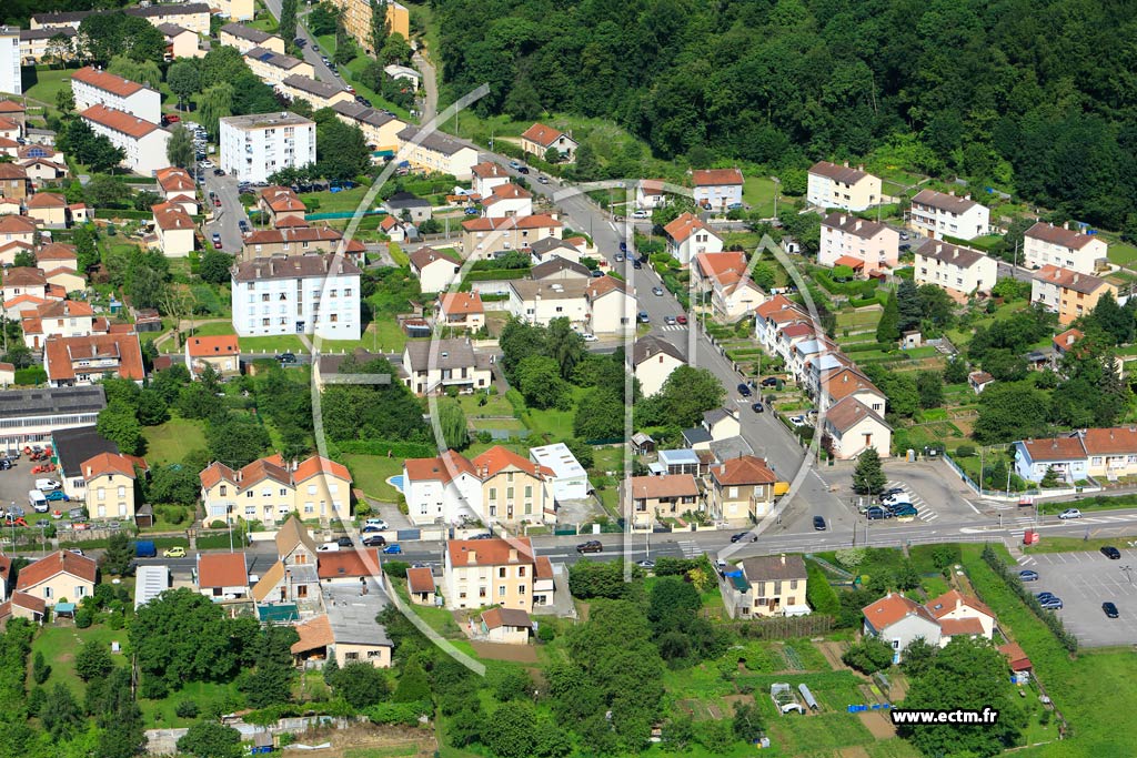 Photo arienne de Pompey