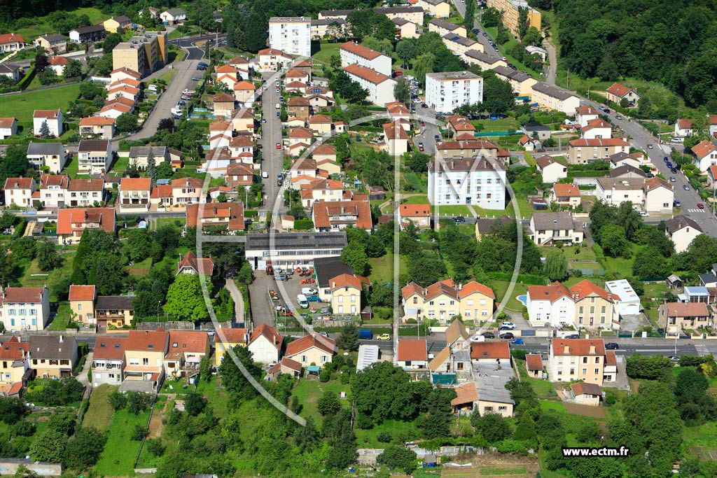 Photo arienne de Pompey