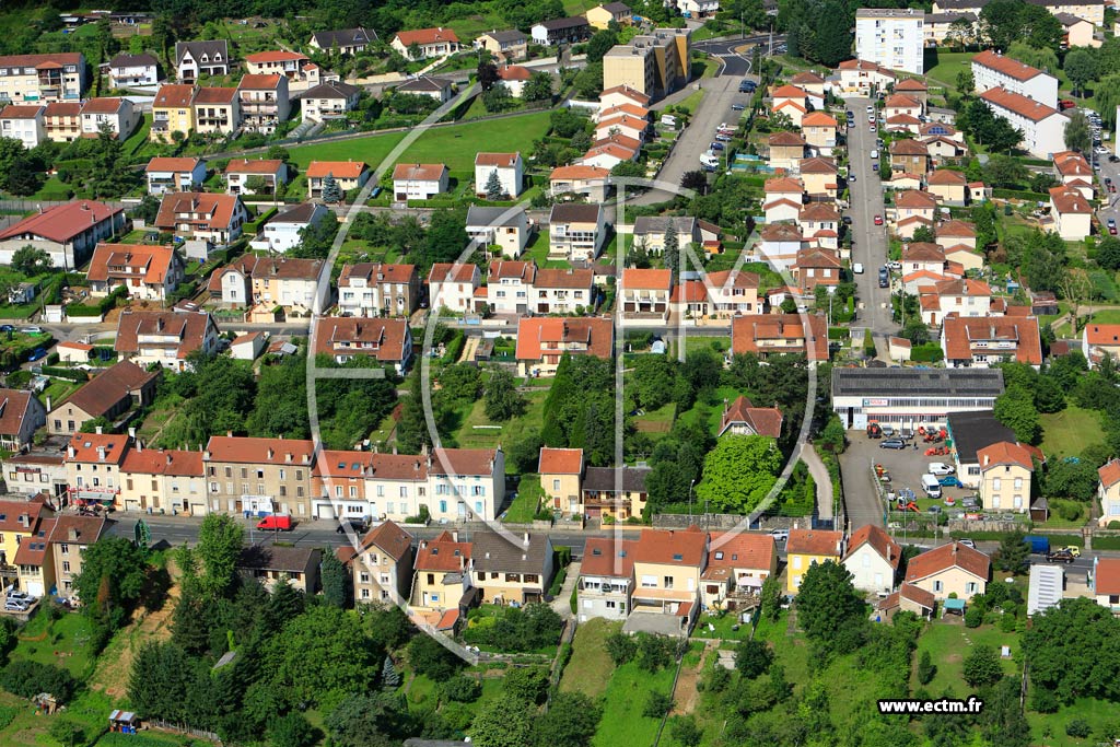 Photo arienne de Pompey