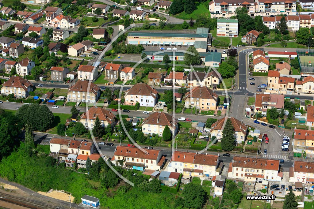 Photo arienne de Pompey