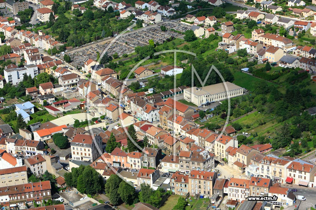 Photo arienne de Pompey