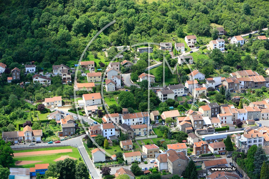 Photo arienne de Pont-Saint-Vincent