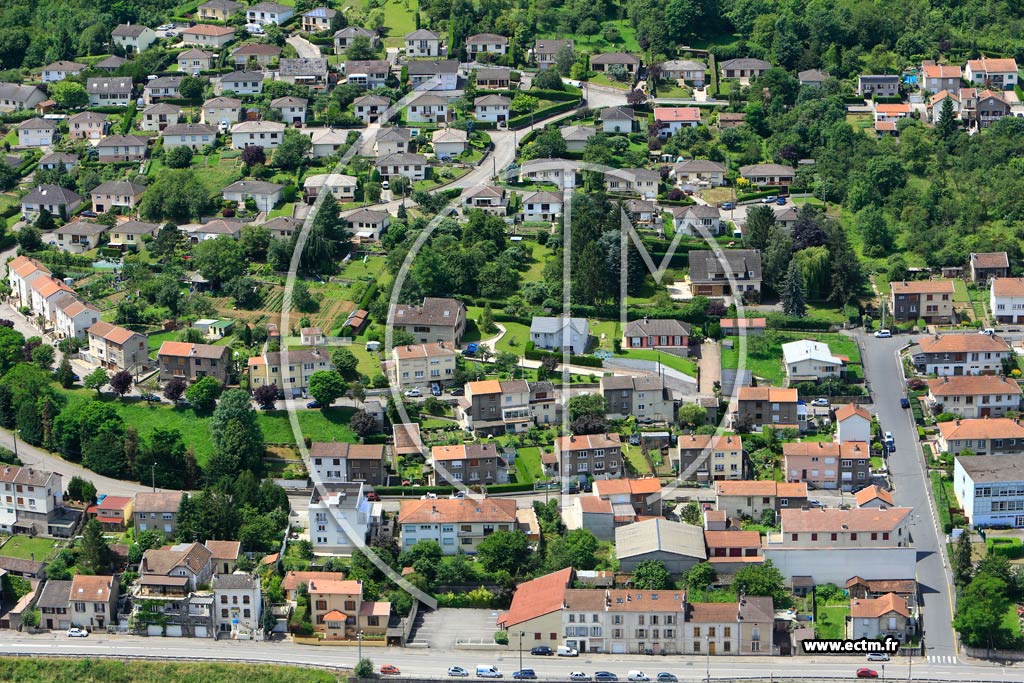 Photo arienne de Pont-Saint-Vincent