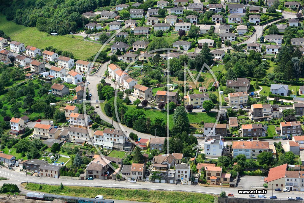Photo arienne de Pont-Saint-Vincent