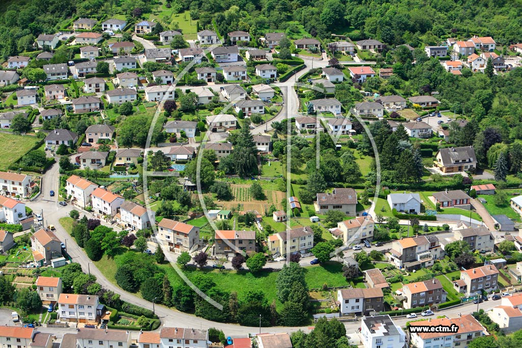 Photo arienne de Pont-Saint-Vincent