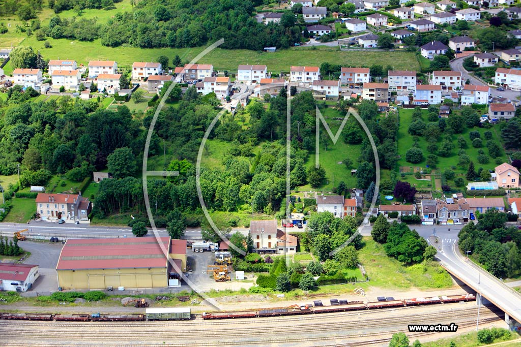 Photo arienne de Pont-Saint-Vincent