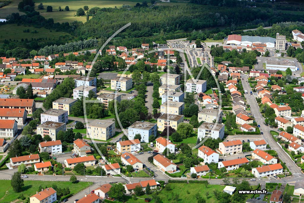 Photo arienne de Saint-Nicolas-de-Port
