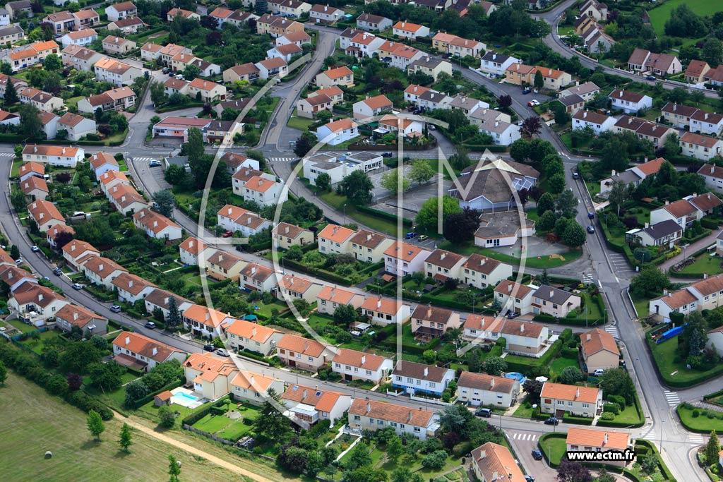Photo arienne de Saulxures-ls-Nancy (Les Grands Pquis)
