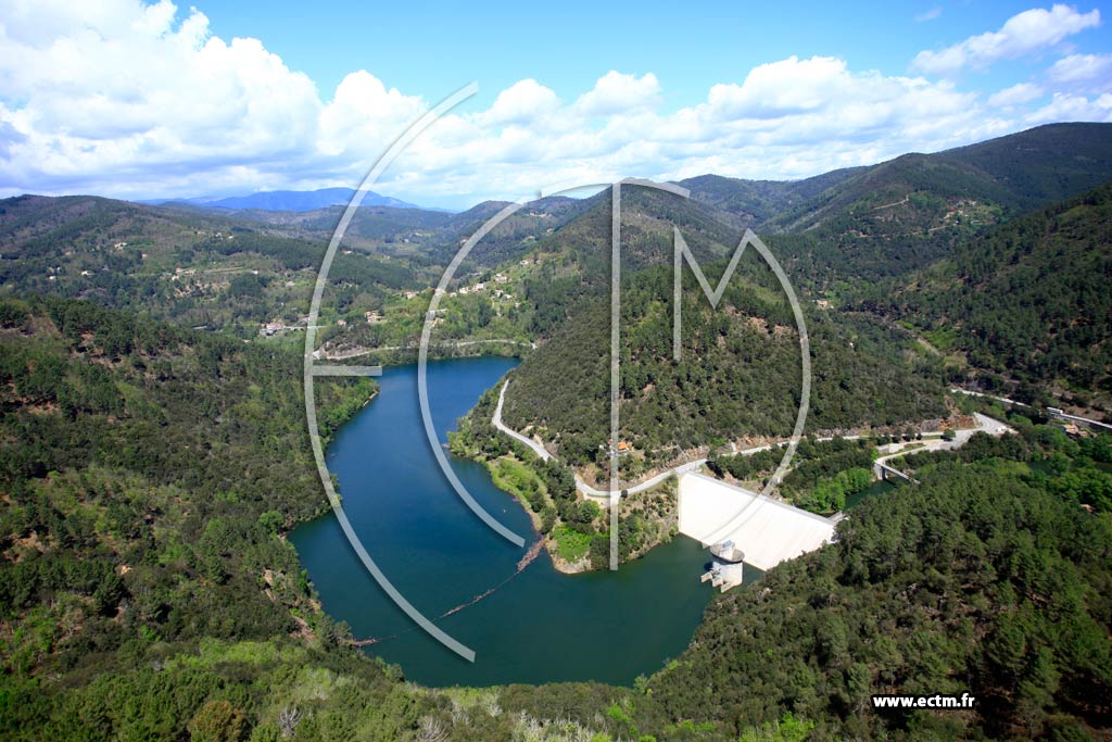 Photo arienne de Barrage de Sainte-Ccile-d'Andorge