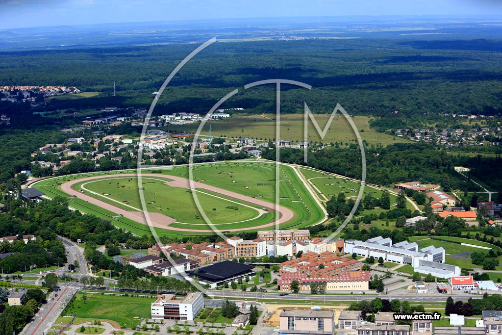 Photo arienne de Vanduvre-ls-Nancy (Hippodrome de Nancy-Brabois)