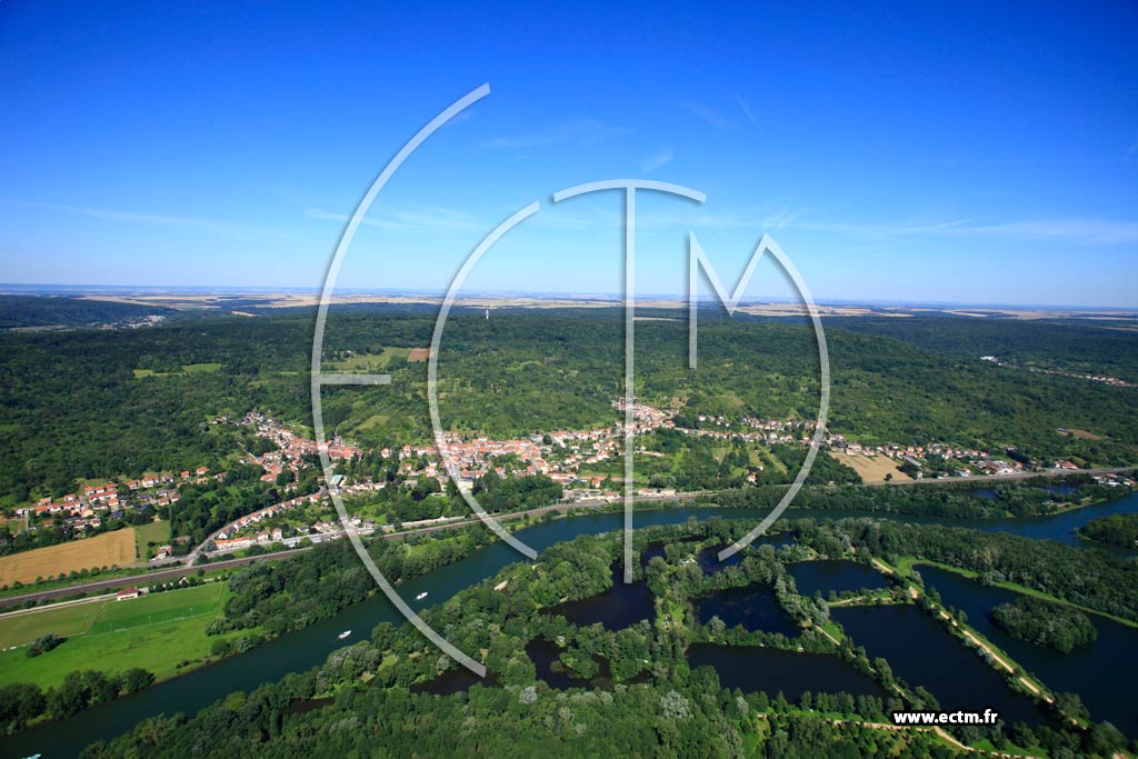 Photo arienne de Ancy-sur-Moselle