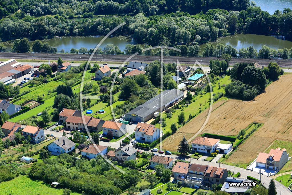 Photo arienne de Ancy-sur-Moselle