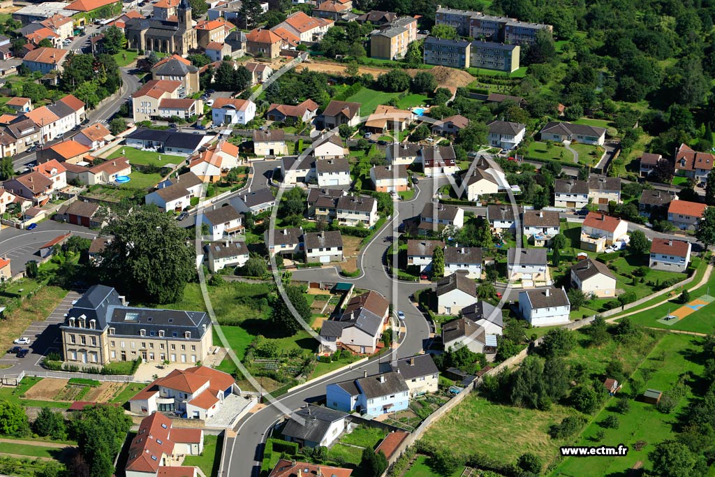 Photo arienne de Augny