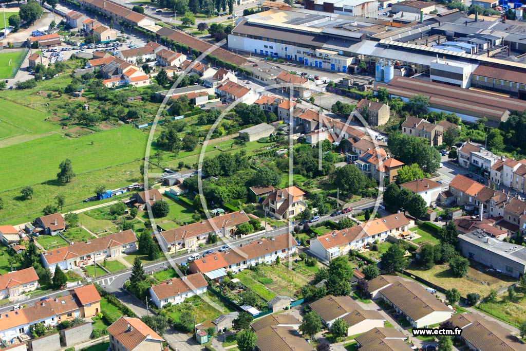 Photo arienne de Blnod-ls-Pont--Mousson