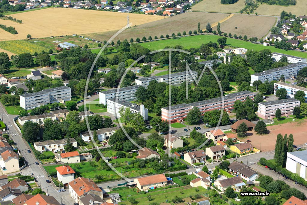 Photo arienne de Blnod-ls-Pont--Mousson