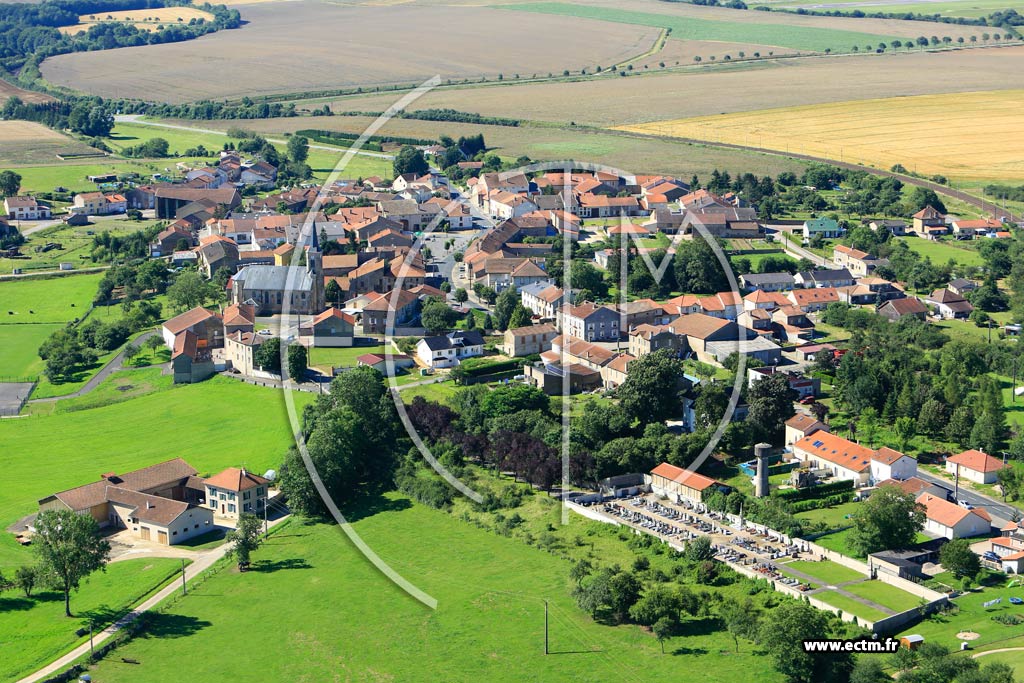 Photo arienne de Chambley-Bussires