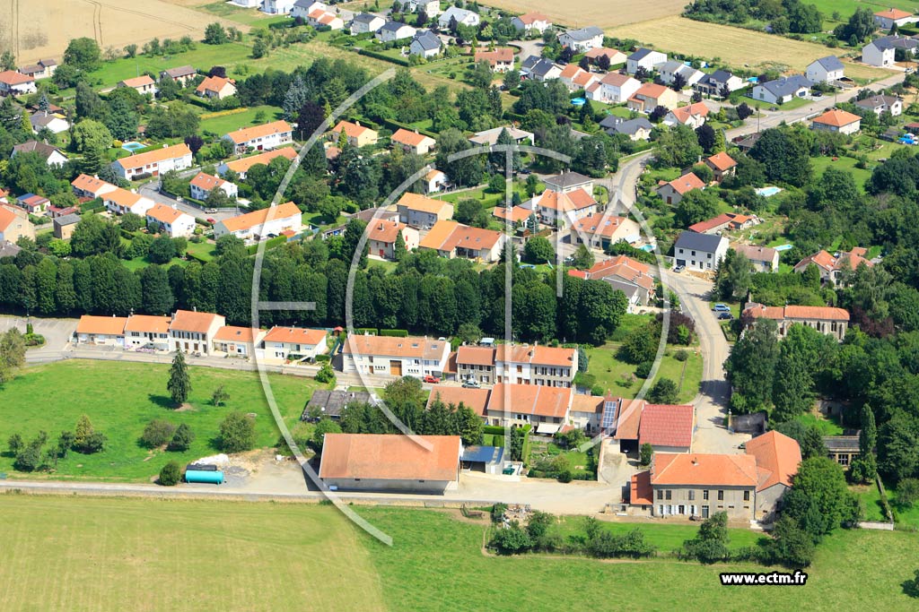 Photo arienne de Coin-sur-Seille