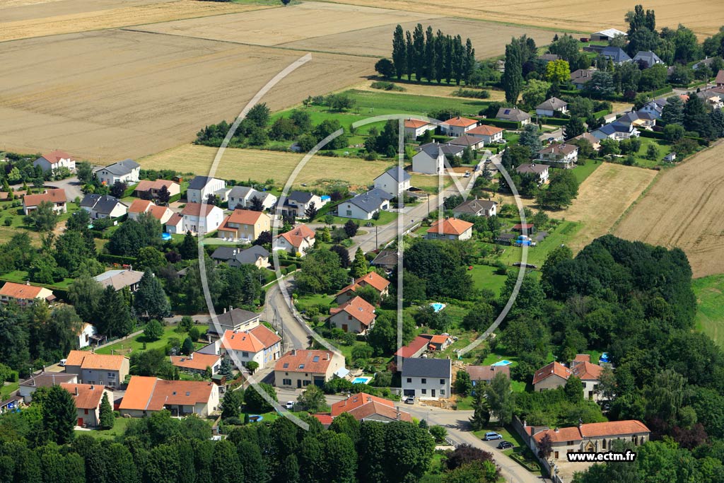 Photo arienne de Coin-sur-Seille