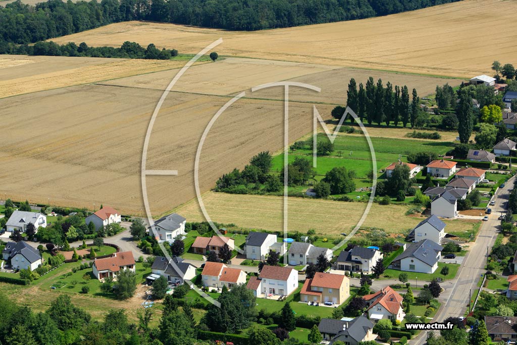 Photo arienne de Coin-sur-Seille