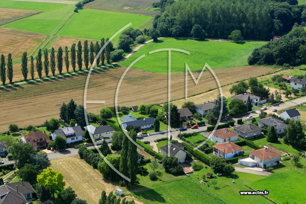 Photo arienne de Coin-sur-Seille