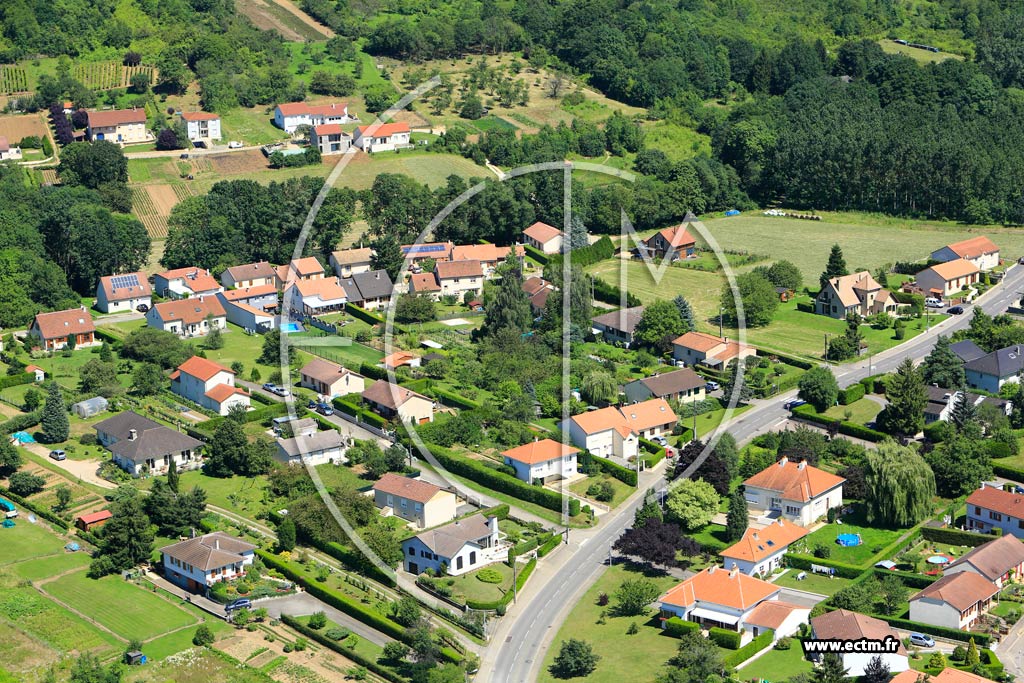 Photo arienne de Corny-sur-Moselle
