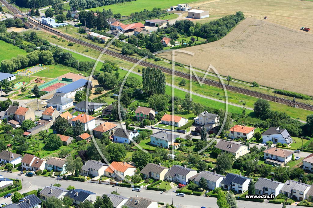 Photo arienne de Courcelles-sur-Nied